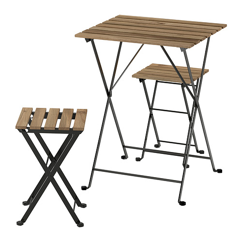 TÄRNÖ, table and 2 stools, outdoor