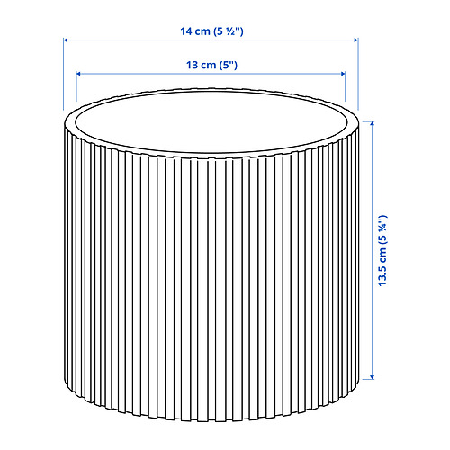 DAKSJUS горшок цветочный