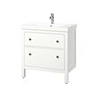 ORRSJÖN/HEMNES wash-stnd w drawers/wash-basin/tap