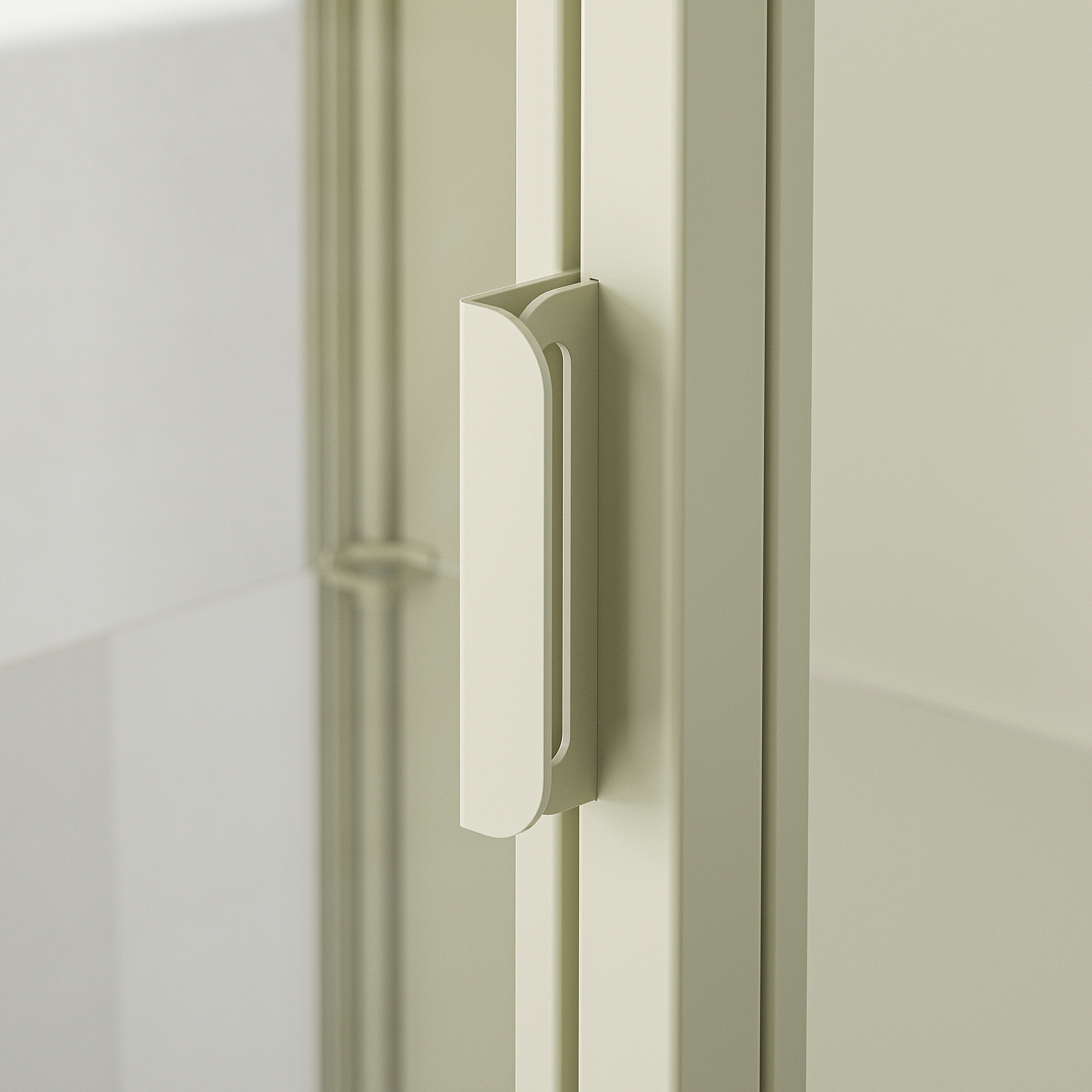 RUDSTA vitriinkapp heleroheline 42x37x155 cm IKEA Eesti