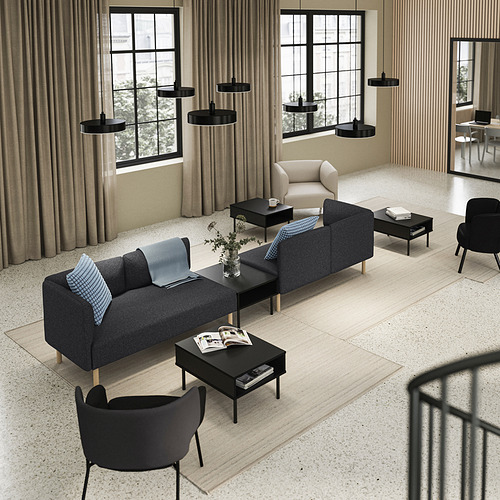 LILLEHEM, četrviet. moduļu dīvāns ar galdiņu