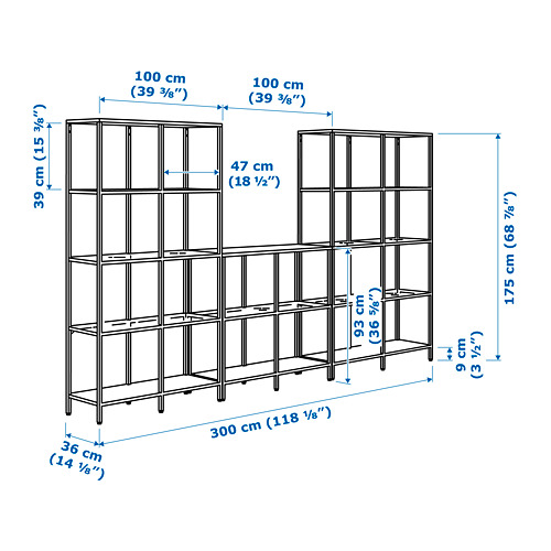 VITTSJÖ daiktų laikymo derinys