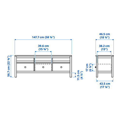 HEMNES тумба под ТВ