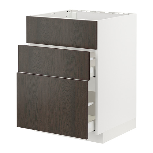 METOD/MAXIMERA sahtliga põr-kapp pliidile/õhupuh.