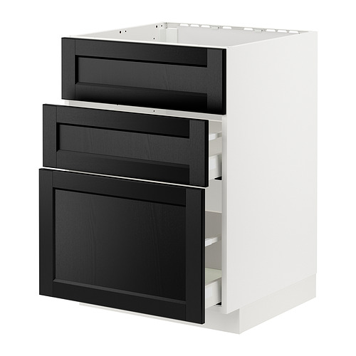 METOD/MAXIMERA sahtliga põr-kapp pliidile/õhupuh.