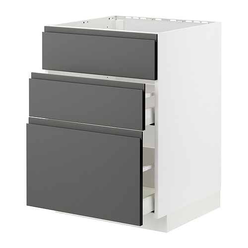 METOD/MAXIMERA sahtliga põr-kapp pliidile/õhupuh.