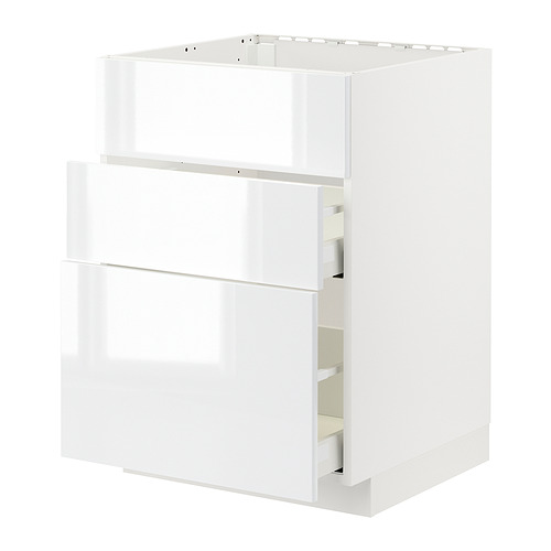 METOD/MAXIMERA sahtliga põr-kapp pliidile/õhupuh.