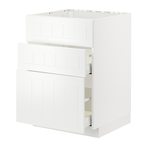 METOD/MAXIMERA sahtliga põr-kapp pliidile/õhupuh.