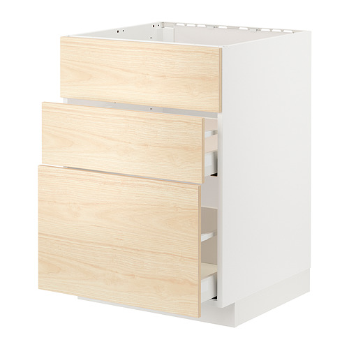 METOD/MAXIMERA sahtliga põr-kapp pliidile/õhupuh.