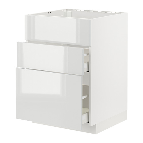 METOD/MAXIMERA base cab f hob/int extractor w drw