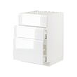 METOD/MAXIMERA base cab f hob/int extractor w drw