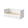 HEMNES kušetės rėmas su 3 stalčiais