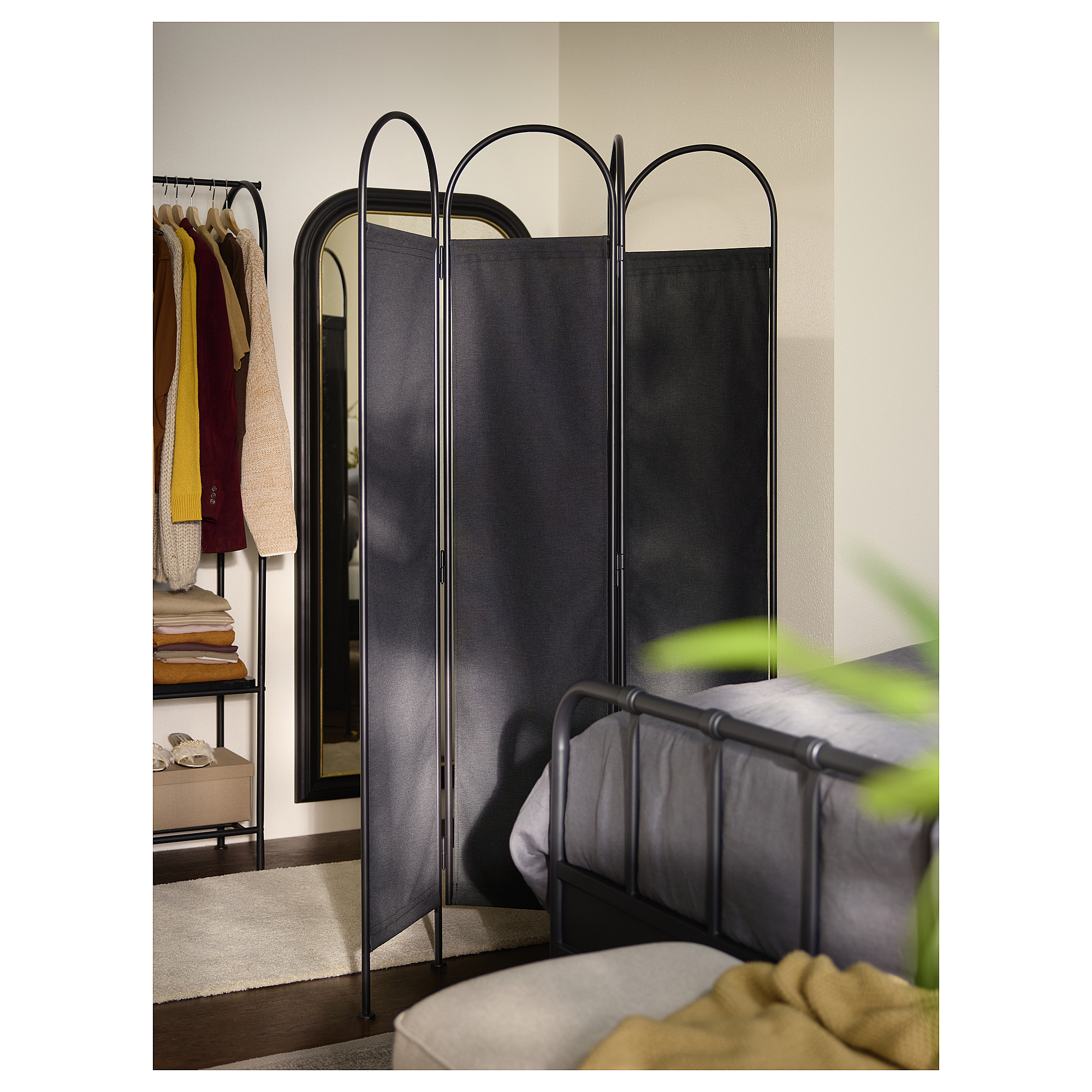 GRÅFJÄLLET room divider anthracite | IKEA Eesti