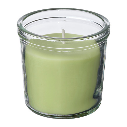 LÖVSKOGSLUND ароматическая свеча в стакане