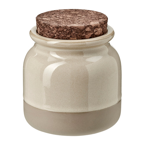 BRUGDHAJ jar with lid