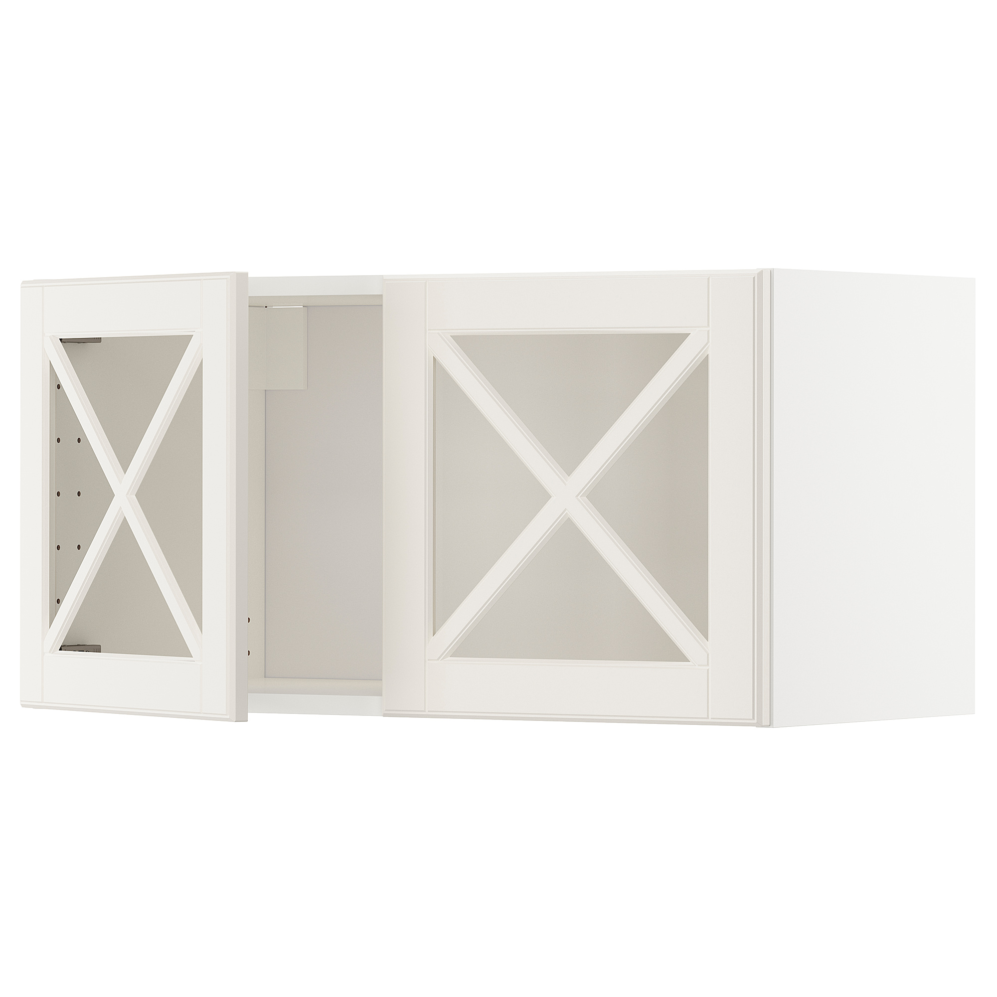 METOD навесной шкаф/2 стеклянные дверцы 80x40 cm | IKEA Eesti