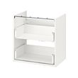 ENHET base cb f washbasin w 2 drawers