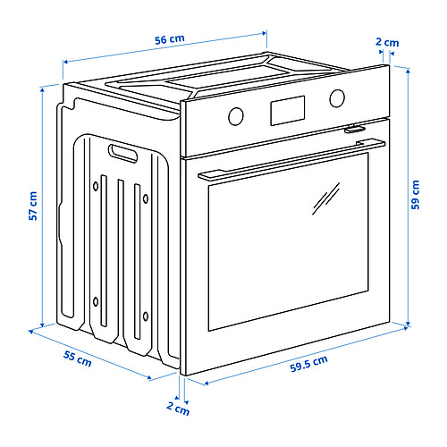 FRILLESBO, konvekcinė orkaitė