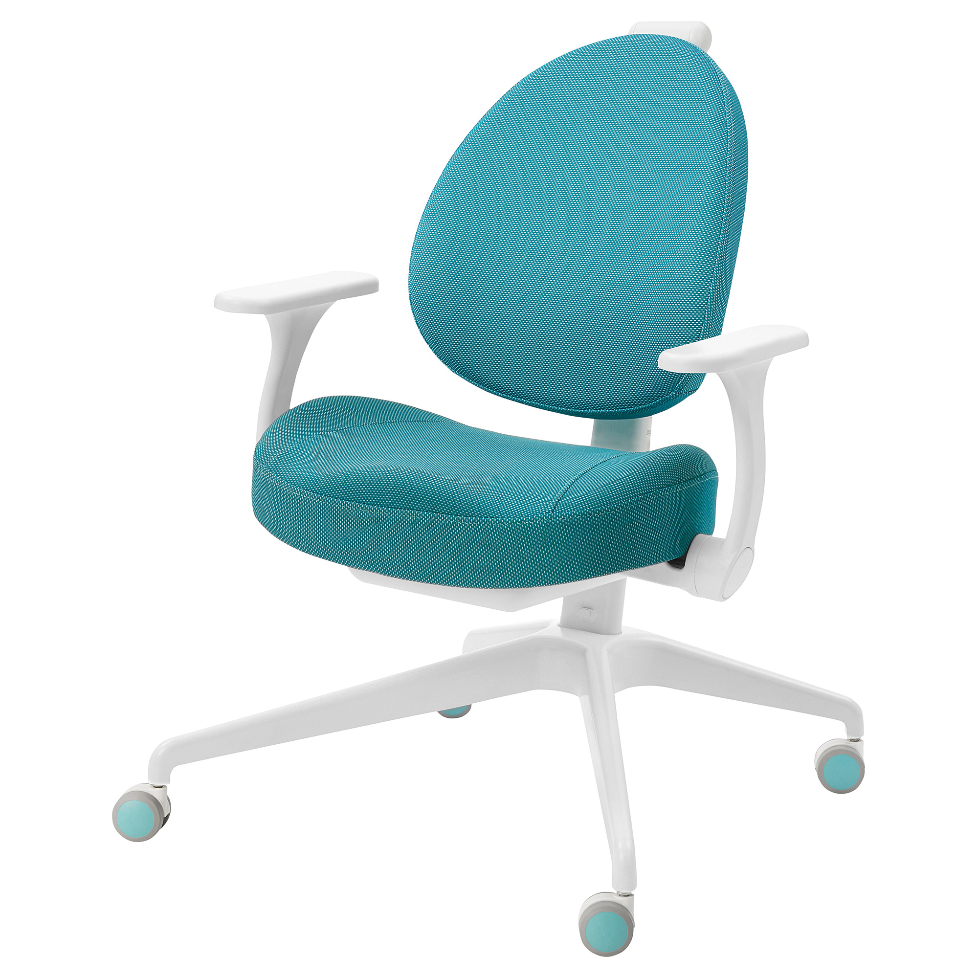 GUNRIK children's desk chair turquoise IKEA Latvija