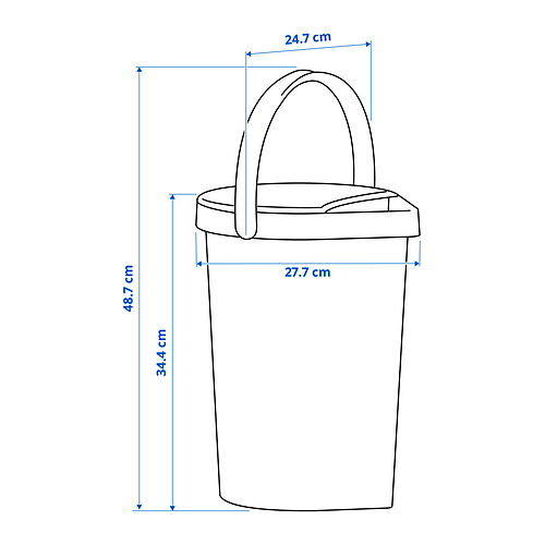 BERGVATTNET bucket