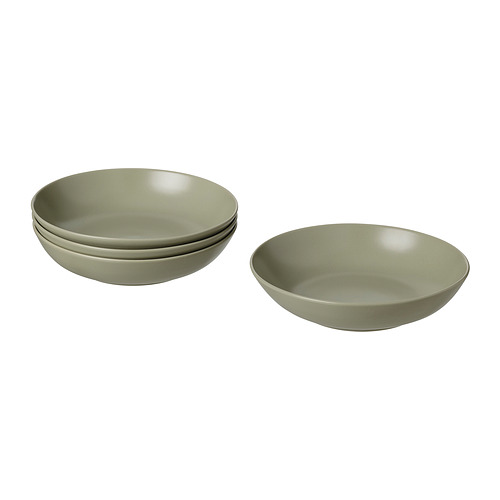 FÄRGKLAR sügav taldrik