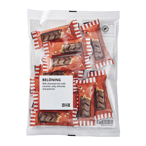 BELÖNING, milk chocolate bar