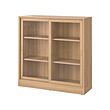 TONSTAD cabinet with sliding glass doors
