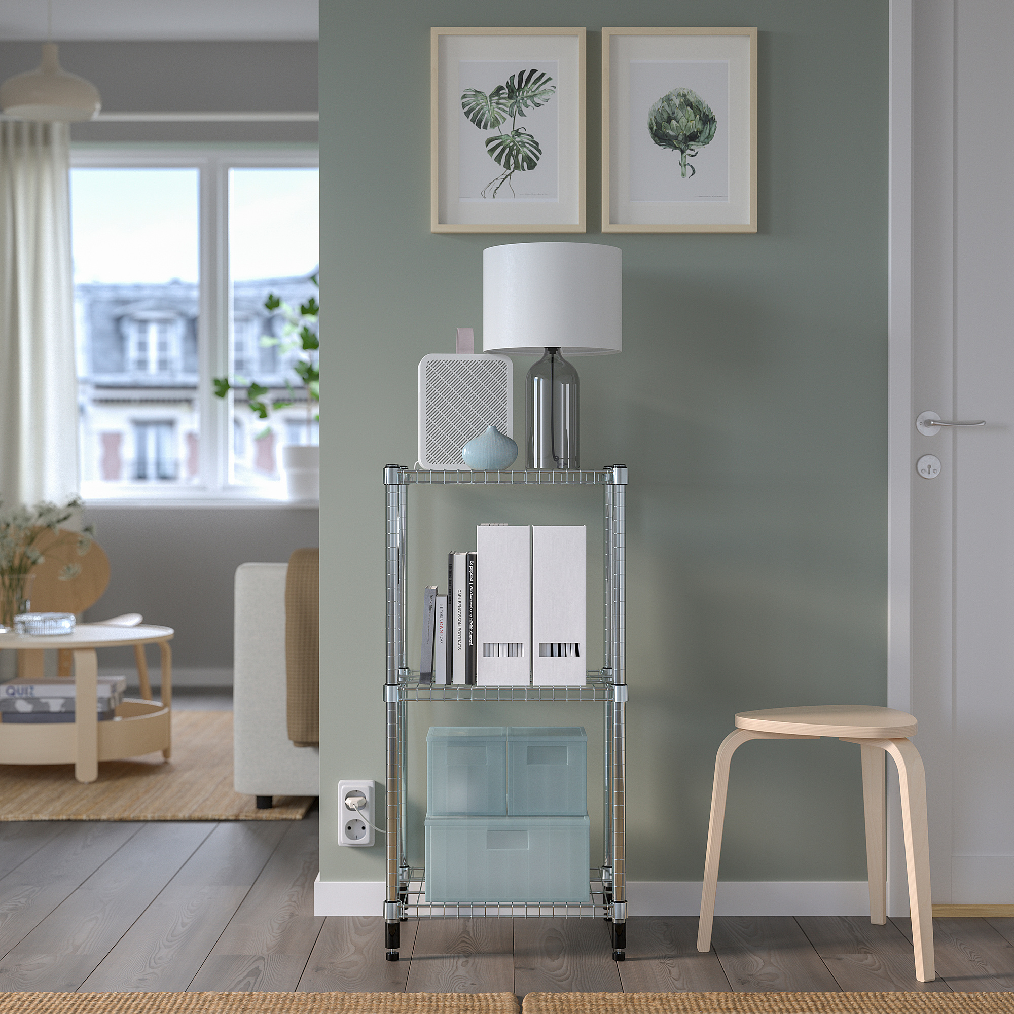 OMAR shelving unit galvanised 46x36x94 cm IKEA Eesti