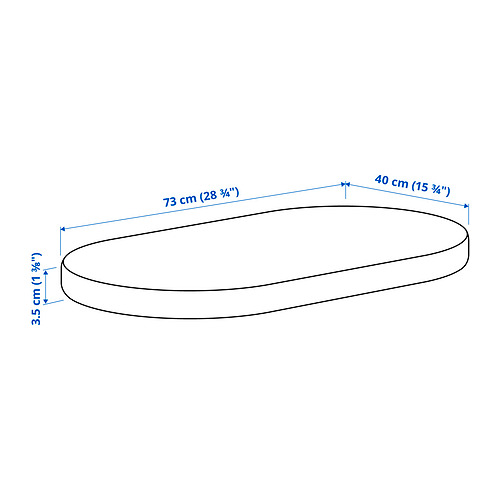 ÄLSKVÄRD madrats lapse korvvoodile