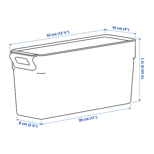 KLIPPKAKTUS storage box for fridge