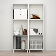 PLATSA wardrobe with 4 doors+3 drawers