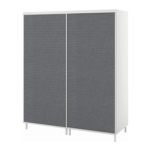PLATSA гардероб с 2 раздвижными дверцами