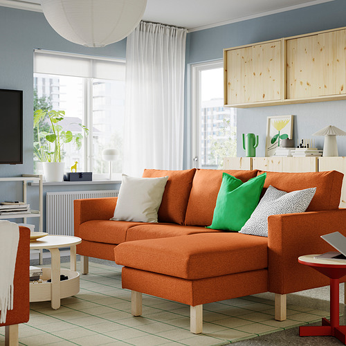 SALTSJÖBADEN, trivietė sofa su gulimuoju foteliu