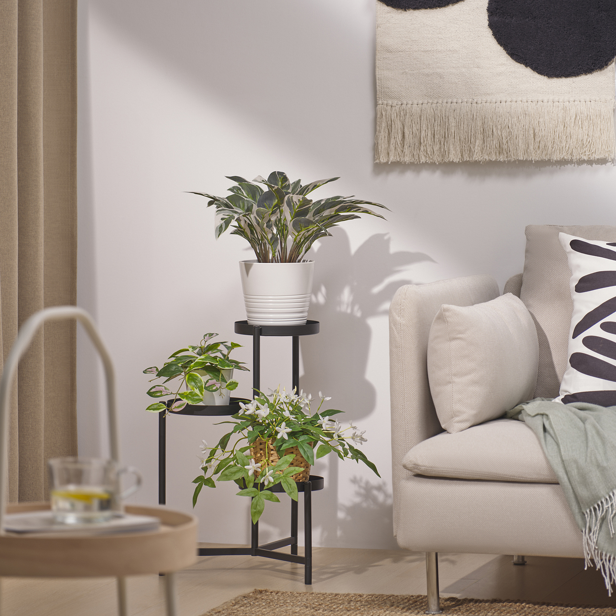 FEJKA artificial potted plant in/outdoor/Wax plant hanging