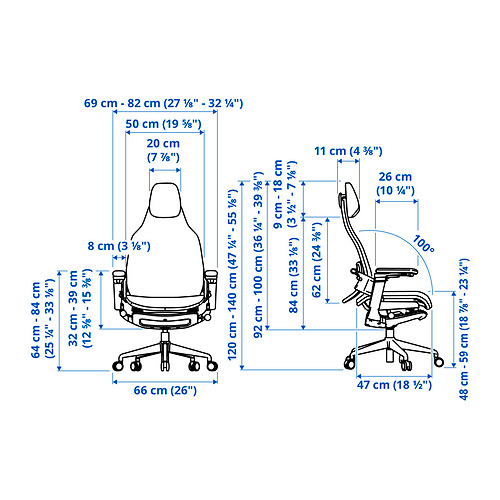 BÄSTBOLL gaming chair