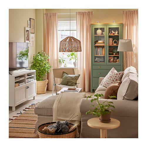 LENDA, curtains with tie-backs, 1 pair