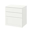 PLATSA/SMÅSTAD комод с 3 ящиками