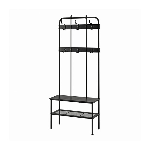 NIPÅSEN kabykla, suolas ir batų lentyna