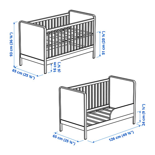 ÄLSKVÄRD мебель для детской, 2 предм.
