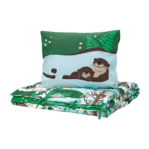 SKOGSDUVA пододеяльник и наволочка