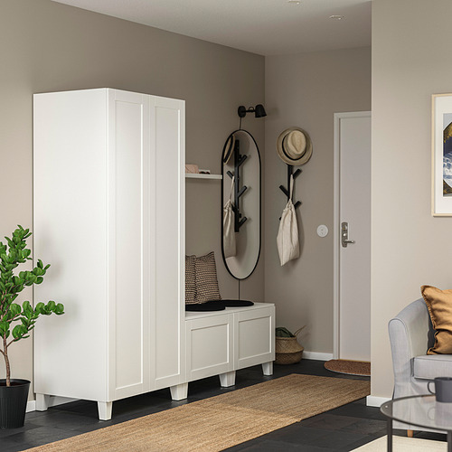 PLATSA, wardrobe with 4 doors