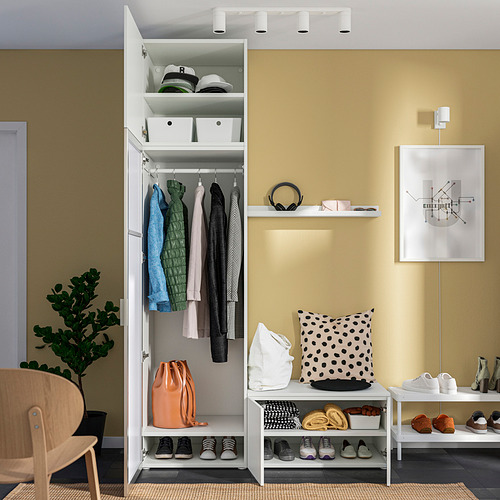 PLATSA, wardrobe with 4 doors