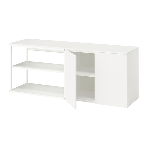 PLATSA open storage combination w 2 doors
