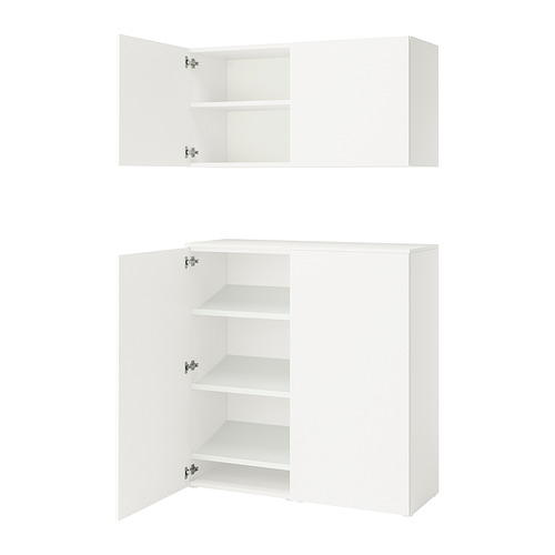 PLATSA storage combination with doors