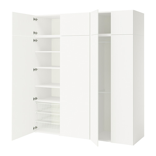 PLATSA wardrobe with 8 doors