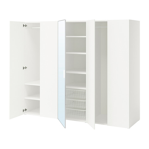 PLATSA wardrobe with 5 doors