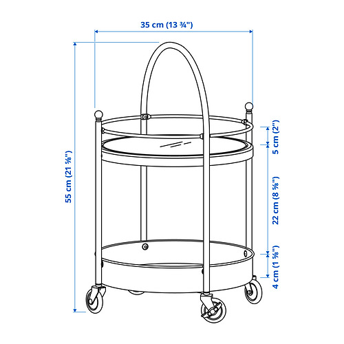 FRÖSJÖN тележка