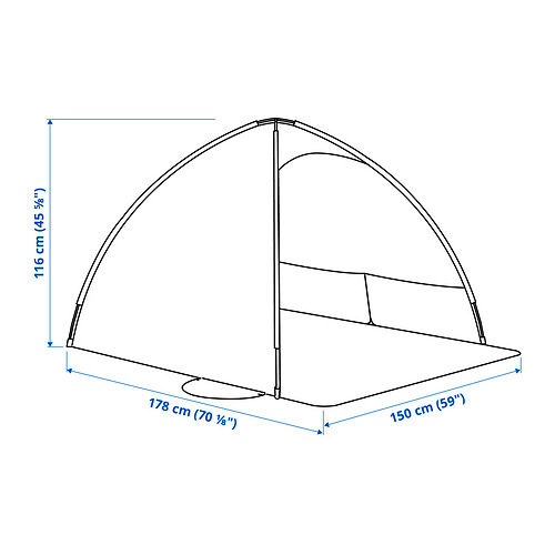 STRANDÖN apsauga nuo saulės ir vėjo