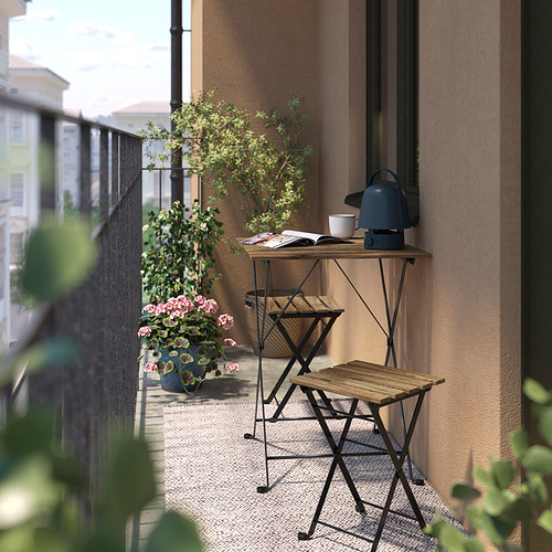 TÄRNÖ, table and 2 stools, outdoor