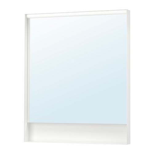 FAXÄLVEN veidrodis su įmontuotu apšvietimu